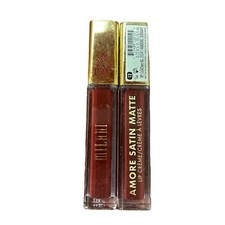  Lot of 2 Milani Amore Satin Matte Lip Creme 12 Cashmere .22 fl oz Each 