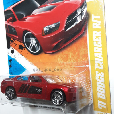 Hot Wheels '11 DODGE CHARGER R/T Red Car 2011 New Models #43/50