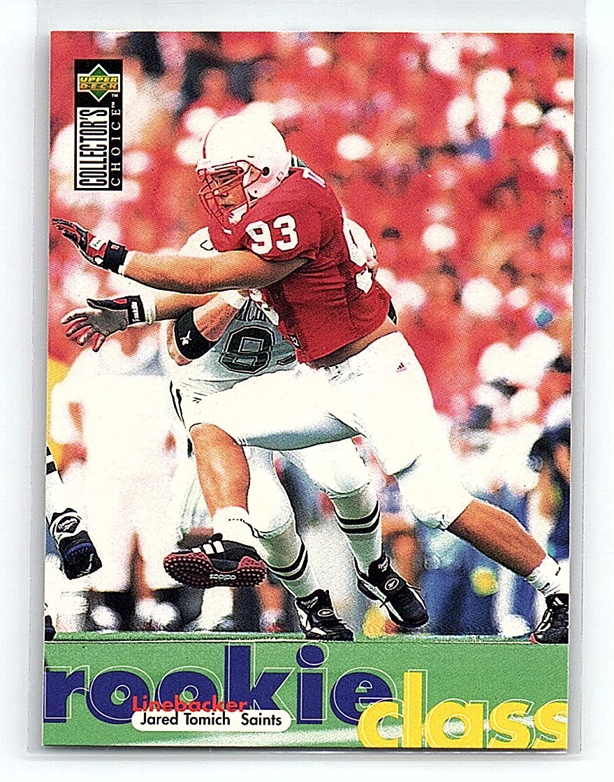 1997 Collector's Choice Rookie Class Jared Tomich Rookie New Orleans Saints #25