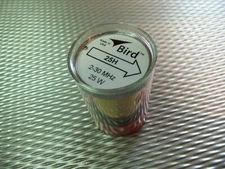Bird 43 Thruline WattMeter Element 25W 25H 2-30MHz NEW