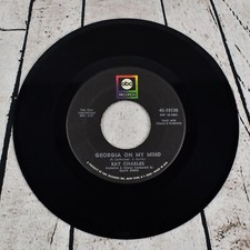 Ray Charles – Georgia On My Mind - 7" Vinyl/45 RPM - ABC Records - Reissue Ray Charles – Georgia On My Mind - 7" Vinyl/45 RPM - ABC Records - Reissue