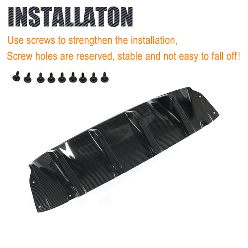 Carbon Heckdiffusor Diffusor Heckansatz Spoiler für BMW F90 M5 Hinten Stoßstange - Bild 11 von 13