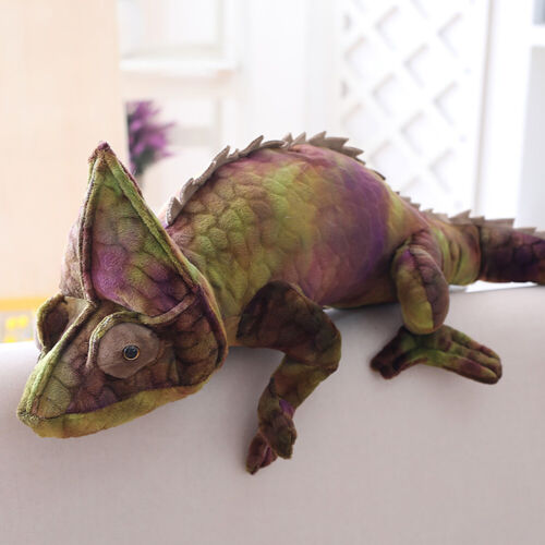 28in Plush Lizard Chameleon Doll Stuffed Animal Party Christmas Birthday Gift