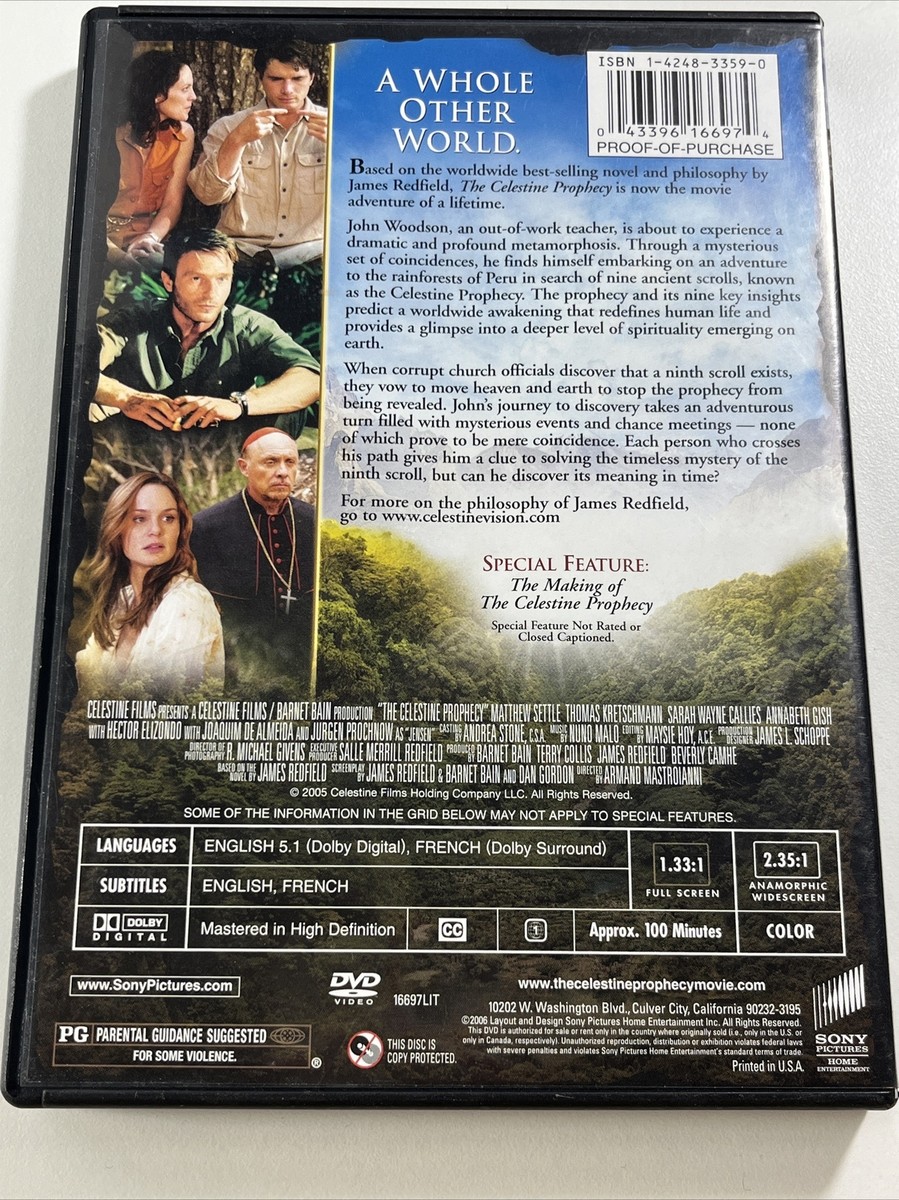 The Celestine Prophecy (DVD, 2006) 43396166974 UK