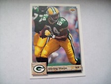 STERLING SHARPE #252 GREEN BAY PACKERS 1992 UPPER DECK NFL 2025 HOF
