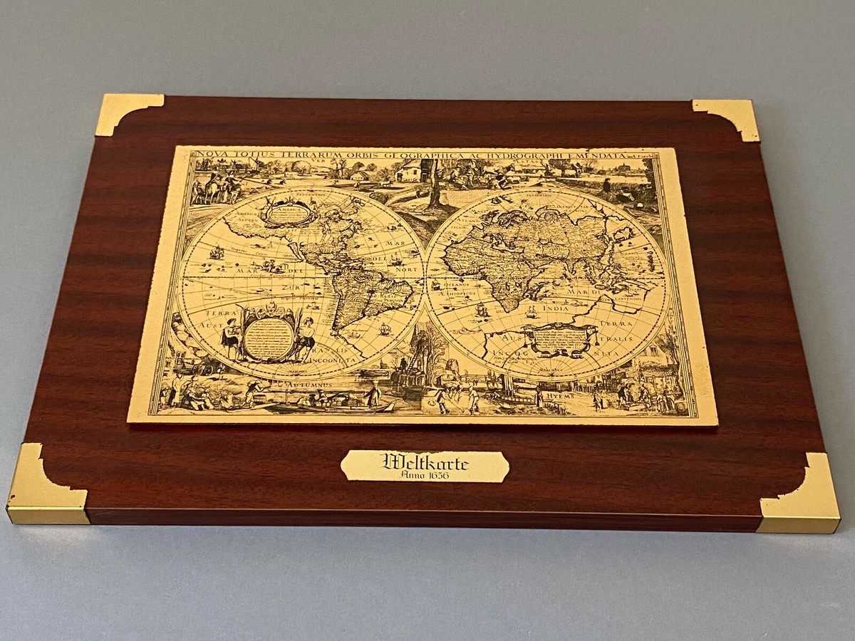 Ouqiuwa Barhocker Bezug Rund 33 Cm, Vintage Ozean Design Mit Schildkröte & Weltkarte – Weicher Samt, Elastisch, Maschinenwaschbar