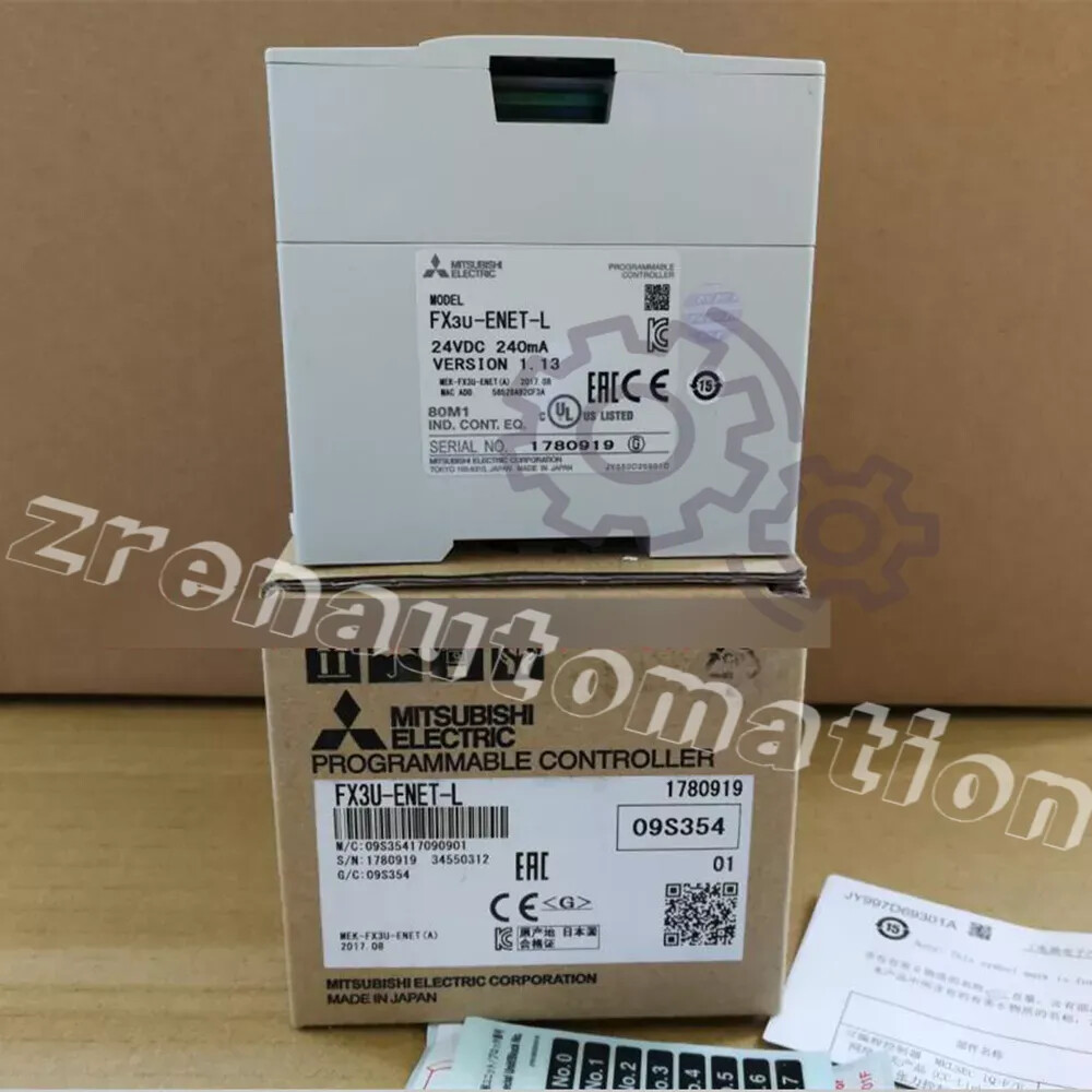 FX3U-ENET-L Mitsubishi FX3UENETL PLC Module New In Box Expedited 