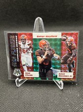 2020 Mosaic Football Green Prizm Flea Flicker Chubb, Baker Mayfield, Beckham #FF