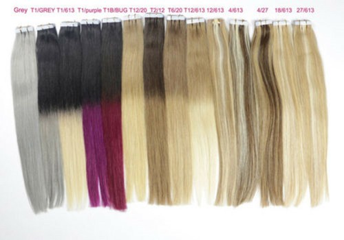 NASTRO RUSSO 14-26 NEI CAPELLI 100% EXTENSION CAPELLI UMANI 20pz/confezione TRAMA PELLE 30g-70g - Foto 2 di 27