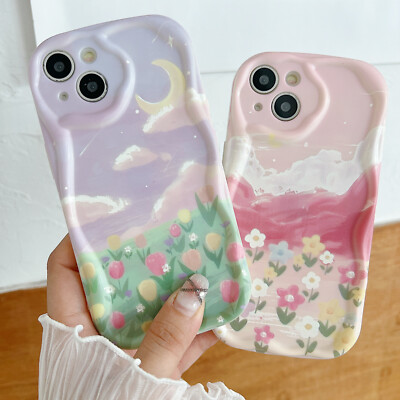 For Various Phone 2D Cream Edge Case Cover Women Girl Oil Painting Cute Flower | eBay For Various Phone 2D Cream Edge Case Cover Women Girl Oil Painting Cute Flower | eBay