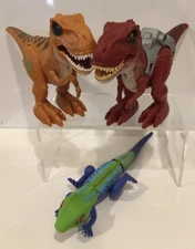 ZURU Robo Alive Attacking T-Rex Red 3 Dinosaurs & Lizard Robotic Walking Roaring