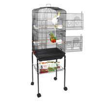 Jaulas Para Pajaros 59.3 Grandes Con Soporte Rodante Jaula De Pajaro Baratas New