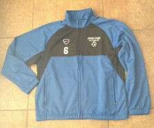 Nike Long Sleeves Blue/Black fully Zipped Athletic Jacket, Size U.S. ADULT L