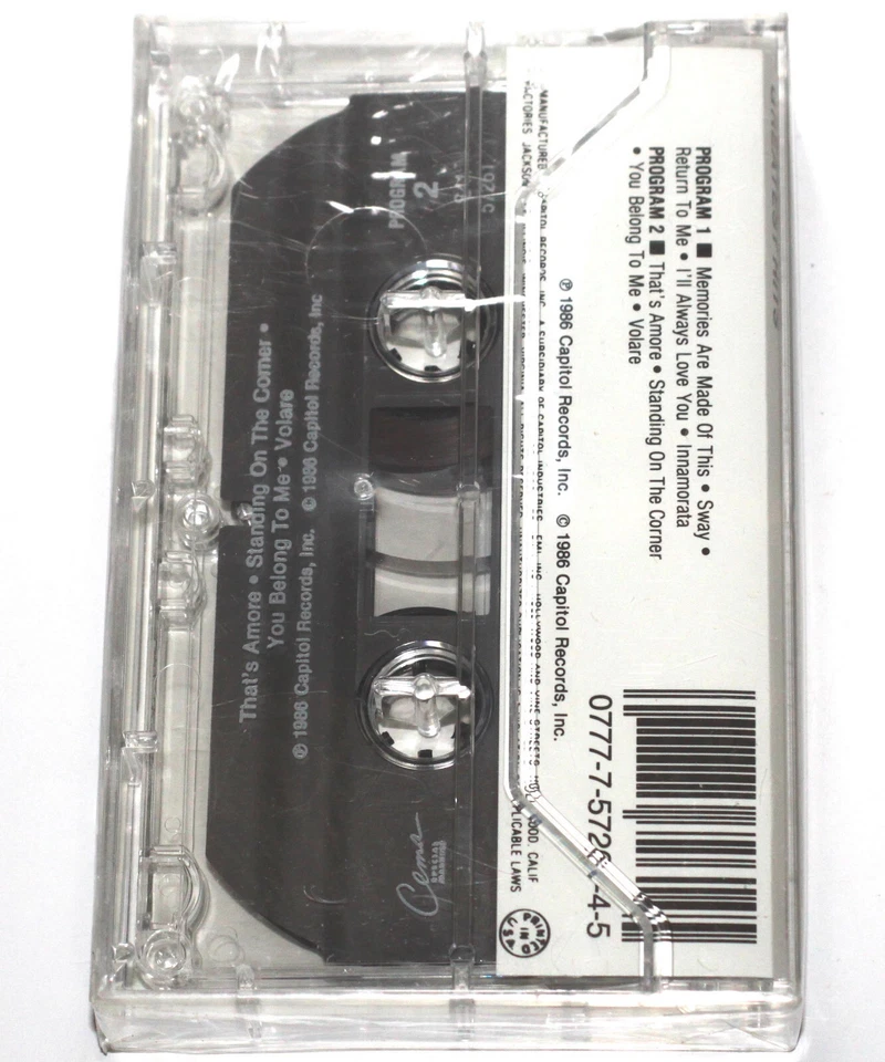 Dean Martin - Greatest Hits (Cassette Tape 1986) 4XL-9389 NEW SEALED - Image 2 of 4