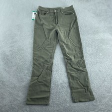 32 Degrees Cool Womens Sweatpant Jeans Size 12 Green Stretch NWT 1579