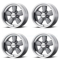 17x9 American Racing Vn504 5x127/5x5 0 Gray Machine Lip Wheel Rim Set(4) on sale 17x9 American Racing Vn504 5x127/5x5 0 Gray Machine Lip Wheel Rim Set(4) on sale