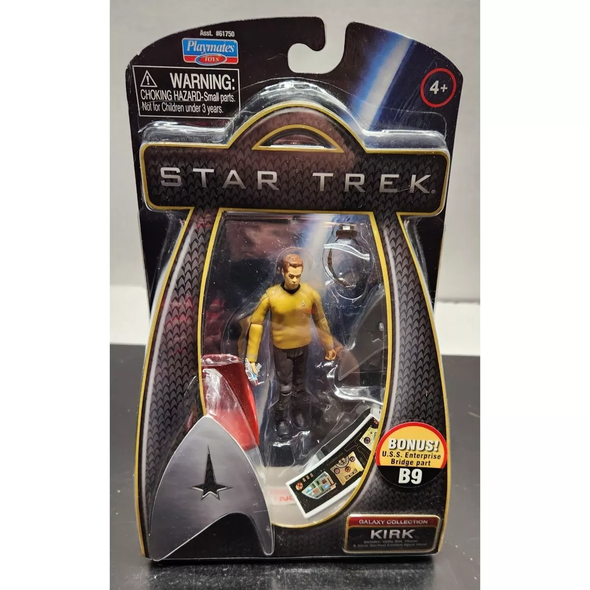 Playmates Toys Star Trek Galaxy Collection Action Figure James T. Kirk Unopened