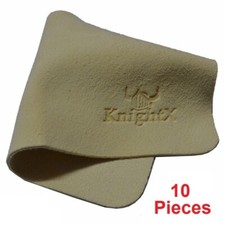 10 Genuine Chamois Camera Lens Eye Glasses Cleaning Cloth New