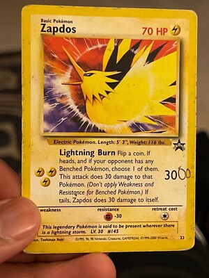 zapdos promo 23 (moderately damaged)