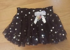Girl Size 3T Black Hello Kitty Skirt