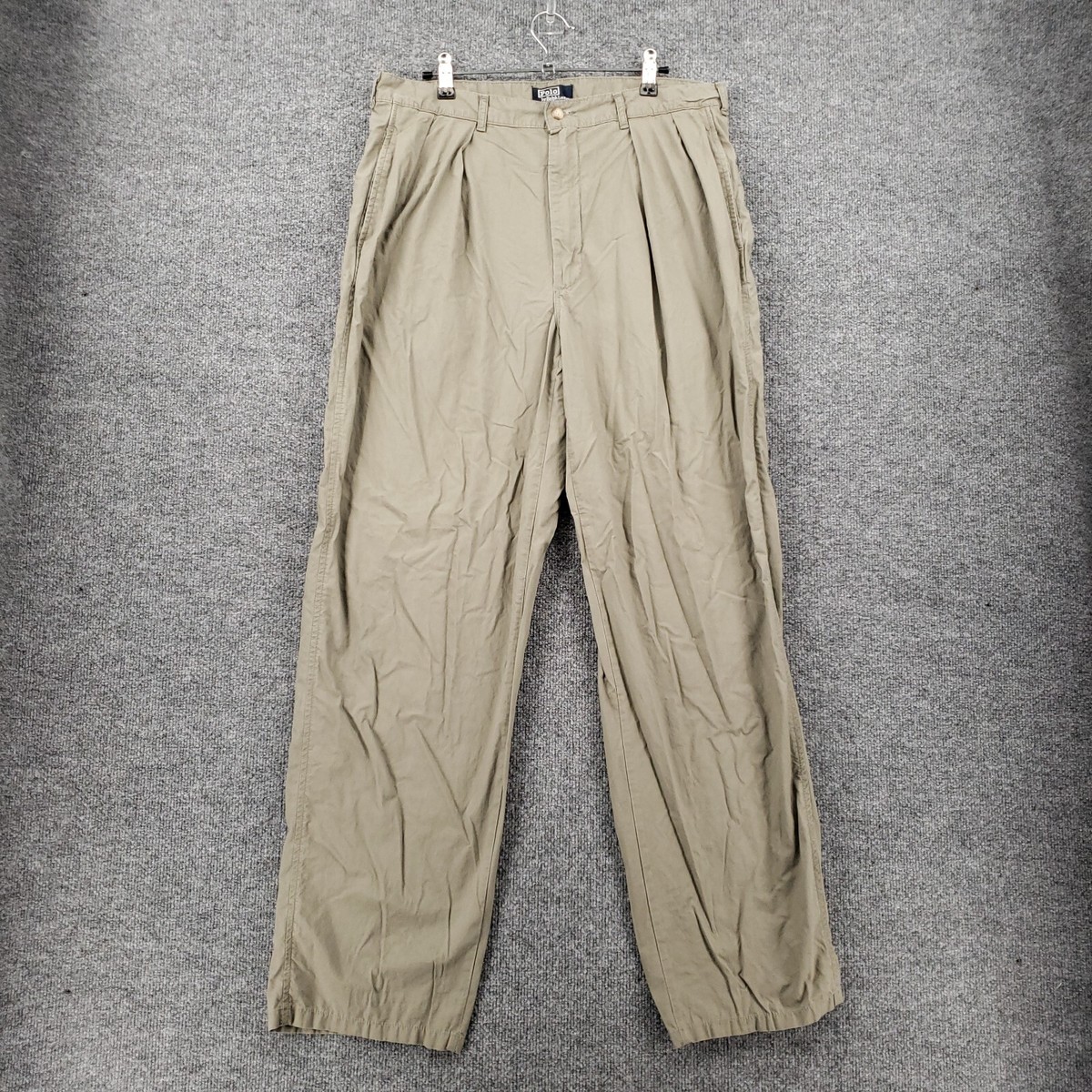 VINTAGE Polo Ralph Lauren Pants Mens 34X31 Beige Chino VINTAGE Polo Ralph Lauren Pants Mens 34X31 Beige Chino