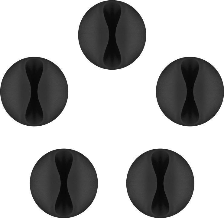 Kabelführung Für Den Schreibtisch; Kabelmanagement 5er Set Schwarz