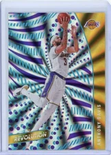 2020-21 Panini Revolution Sunburst 06/75 Anthony Davis #23 Los Angeles Lakers SP