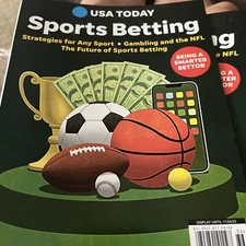 Sports Betting -USA Today magazine 2023 Edition.Strategies, NFL and Gambling C-5