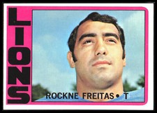 1972 Topps Rockne Freitas # 94 EX+ Detroit Lions 6HH