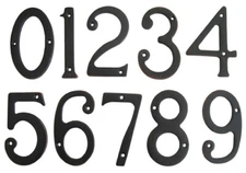 House Guard Metal Home House Address Number Oil Rubbed Bronze 3" 3 Inch 0 to 9