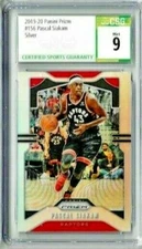 2019 -20 Panini Prizm Pascal Siakam Silver CSG 9  