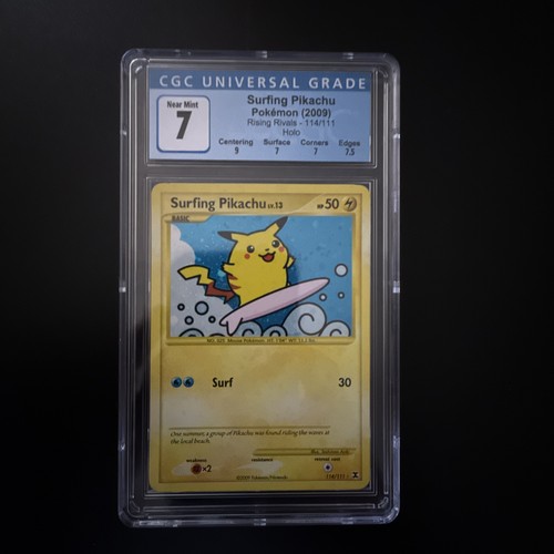 Surfing Pikachu graded CGC 7 for sale on eBay
