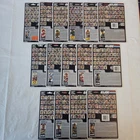 Vintage 1980s GI JOE Action Figures Lot of 15 Uncut Command File Cards Hasbro