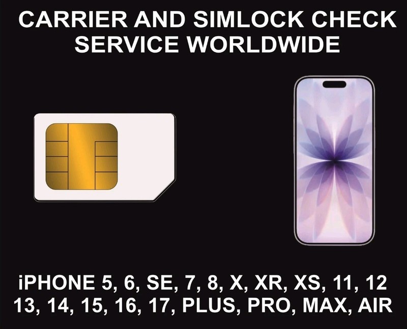 Carrier, Network, Simlock Status Check Service, iPhone, All Models, Fast