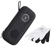 Performance Golf Glove Case - Golf Gloves Holder Case That Protects n Black