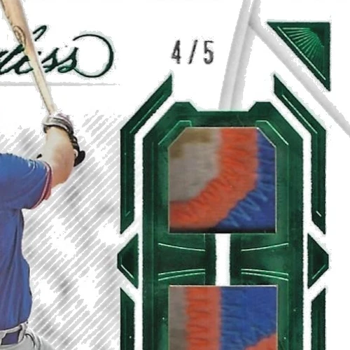 Parche David Wright 2023 Panini impecable cuatro reliquias 4/5 💲 Foto 2 de 3