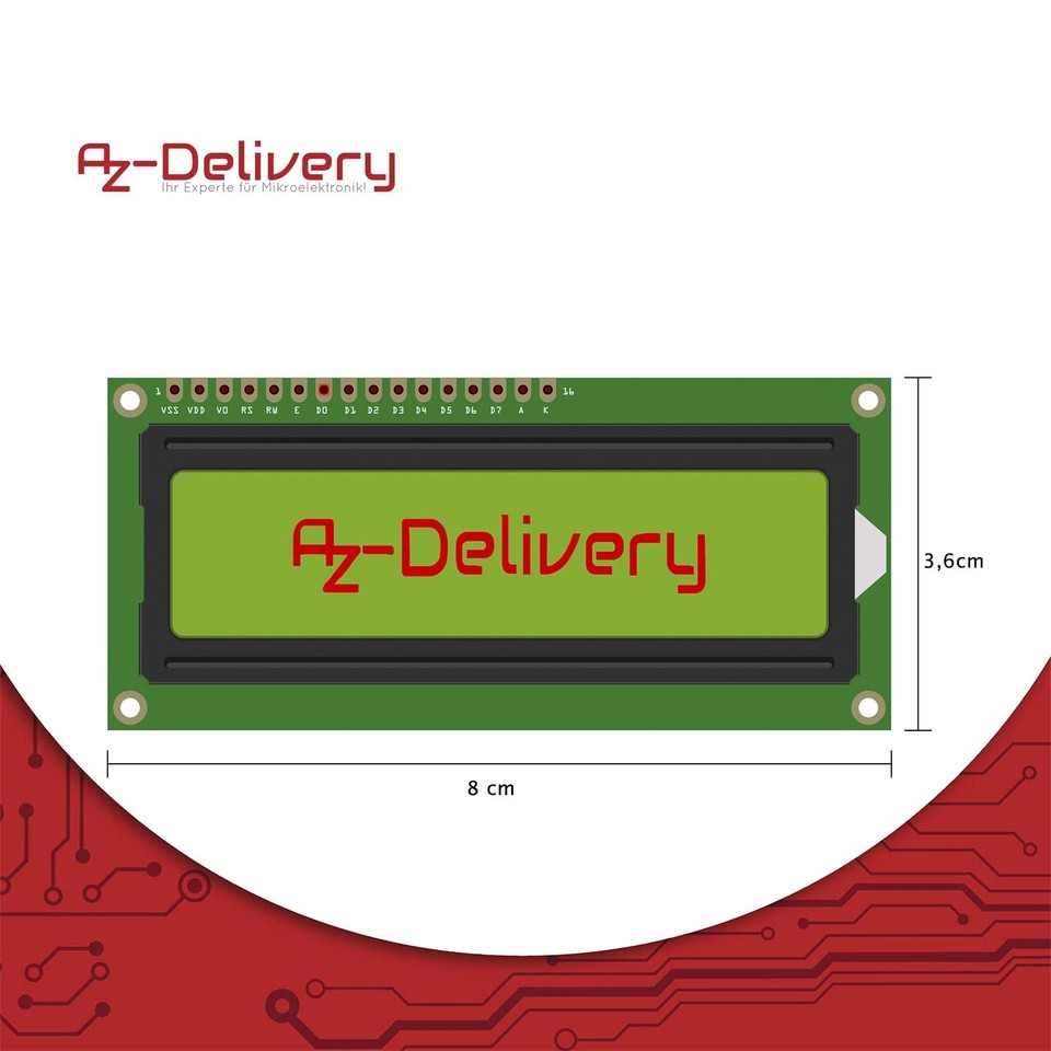 16x2 Caratteri Lcd Modulo Display,1602 A Matrice Di Punti Schermo Lcd Alfanumerico - Buy Modulo