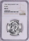 1956 Franklin Silver Half Dollar NGC MS-65 Bugs Bunny FS-401 Variety