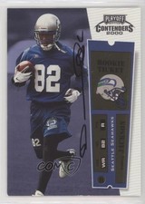 2000 Playoff Contenders Rookie Ticket Darrell Jackson #131 Auto s7f