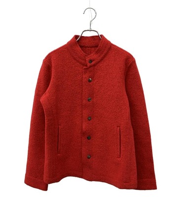 Haat ISSEY MIYAKE Compressed Wolle Stehkragen Jacke - Frauen Größe 2