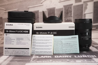 SIGMA 18-35mm f1.8 DC HSM Art Lens for Nikon