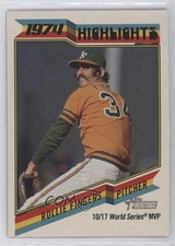 2023 Topps Heritage High Number 1974 Highlights Rollie Fingers #74H-2 HOF 0t2