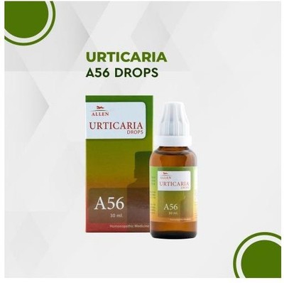 2 X Allen A56 Homeopathy Urticaria Drops (30ml)
