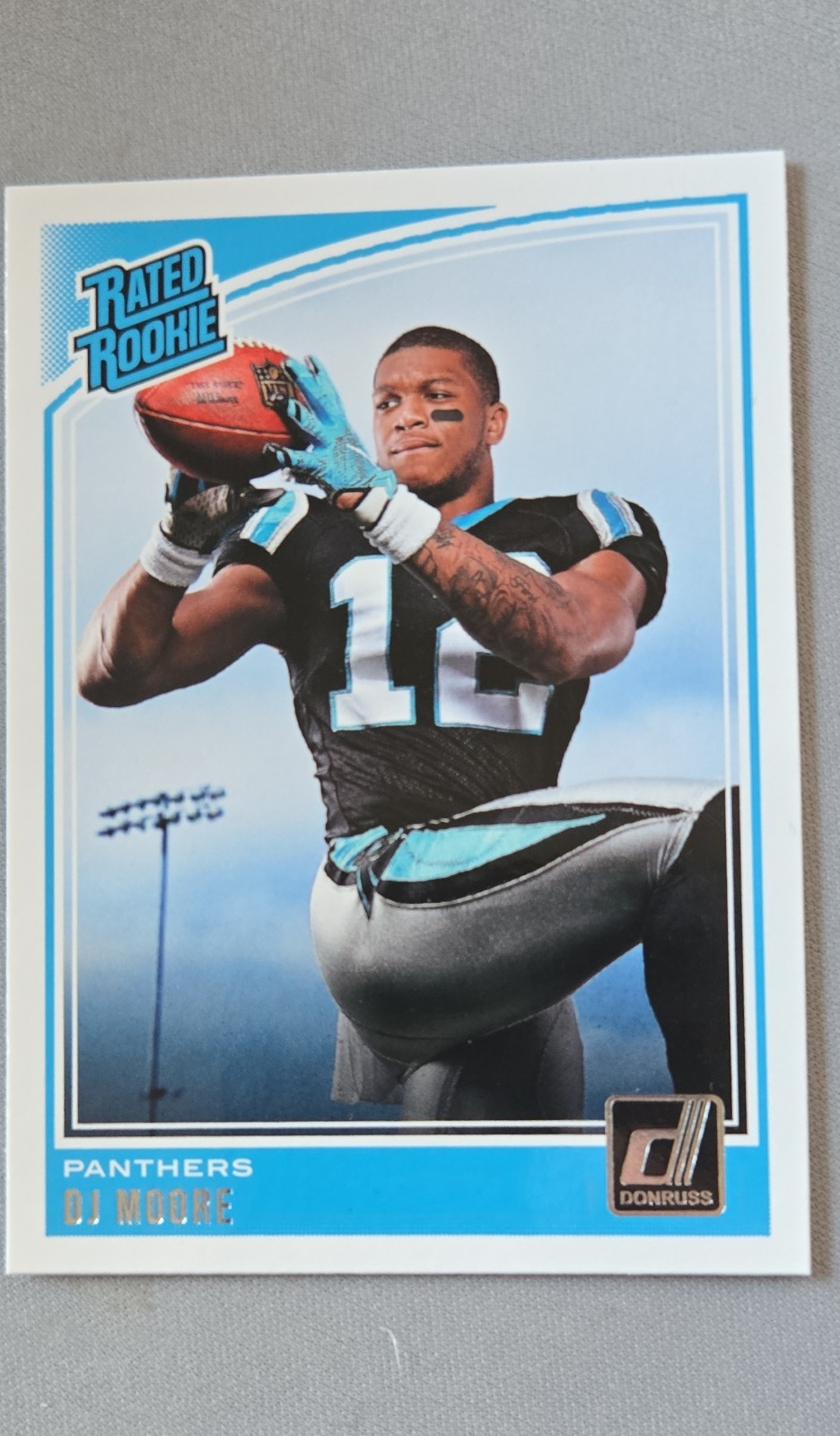 2018 Panini Donruss - Rated Rookie D.J. Moore #316 (RC)