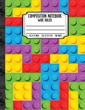 Composition Notebook Wide Ruled: Wide Ruled Composition Notebook For School ...