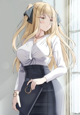 Anime girls ao no kanata four rhythm satouin reiko Custom Gaming 11x17 Poster