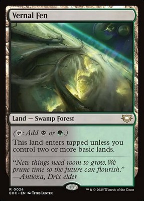 x1 Vernal Fen R MTG Commander: Edge of Eternities M/NM, English