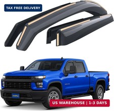 Shatterproof in-Channel Window Deflectors for Chevy Silverado/Sierra 25