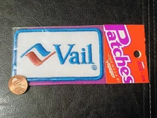 Vintage Voyager NEW VAIL Ski Snow Skiing Slalom Resort Patch Emblem Iron On/Sew