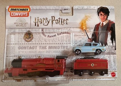 Matchbox Convoys Harry Potter Diecast Train & Car Set Hogwarts Express Ford